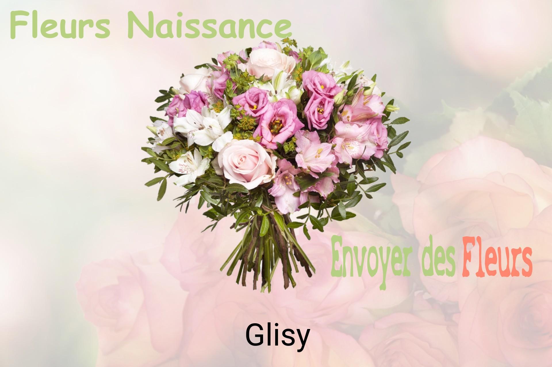Bouquet de fleurs de naissance livré à Glisy